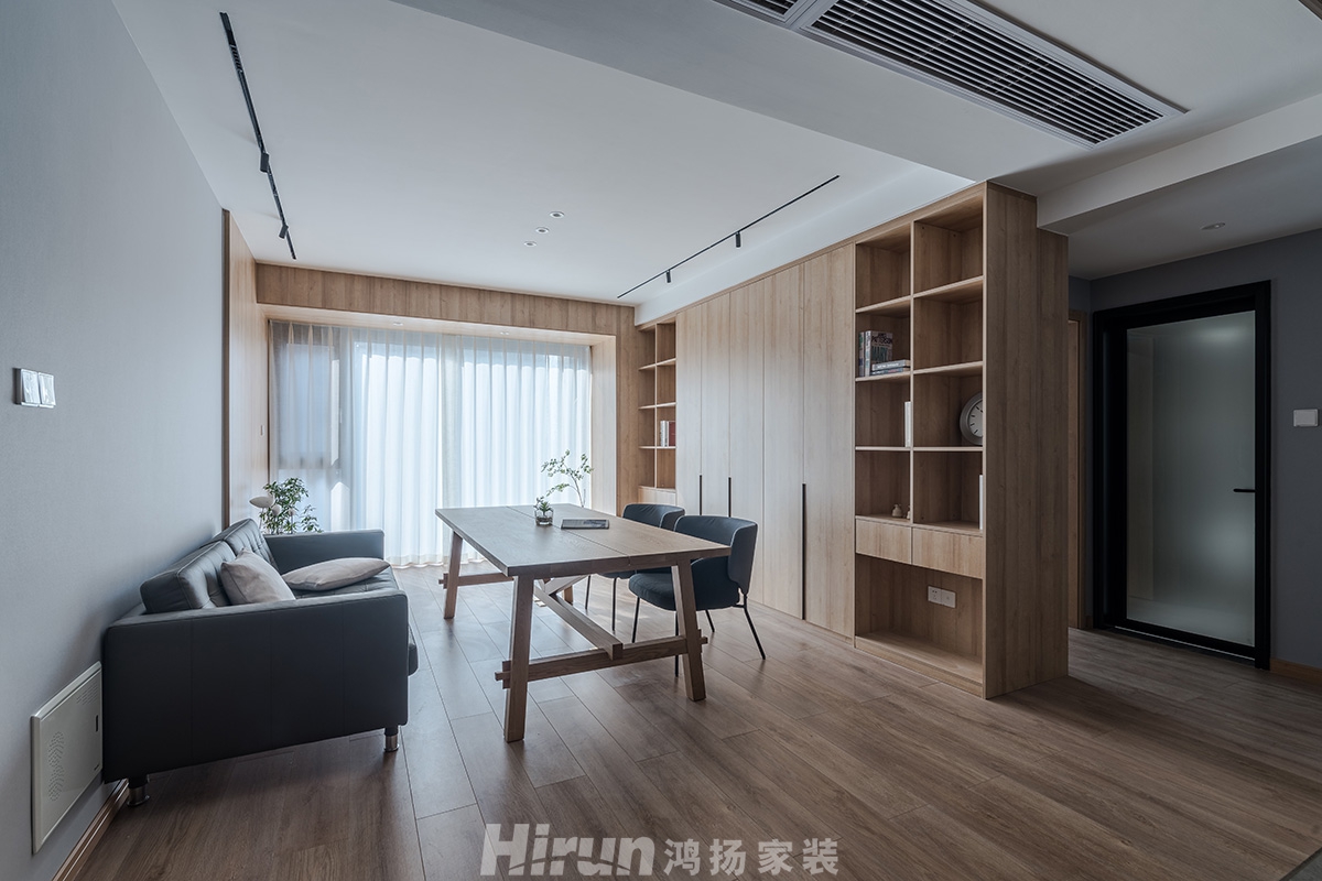 八方小區(qū)120㎡北歐之光四居室 裝修案例實(shí)景圖-18