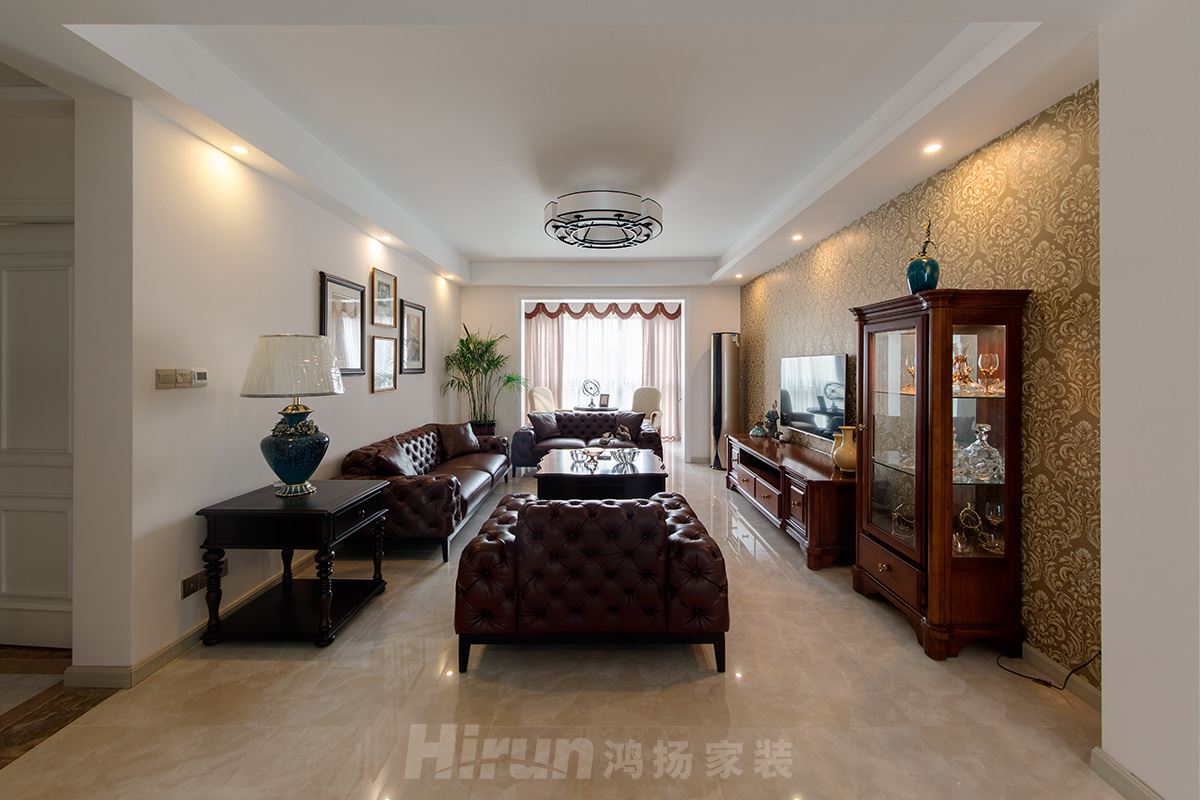 貢院120㎡輕歐簡(jiǎn)美三居室 裝修案例實(shí)景圖-01