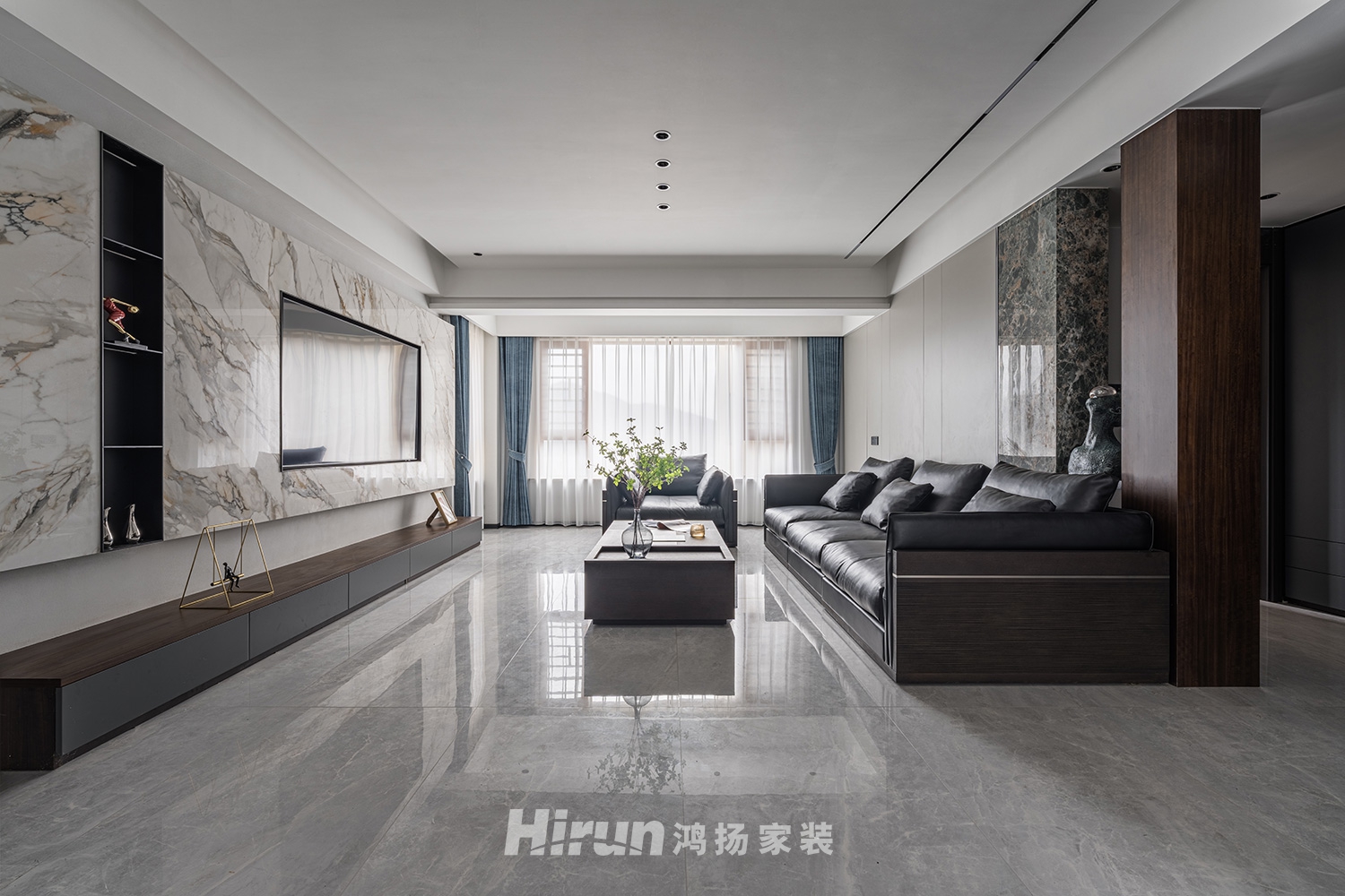 裕源懿府-雅.奢145㎡雅致現(xiàn)代四居室 裝修案例實(shí)景圖-7