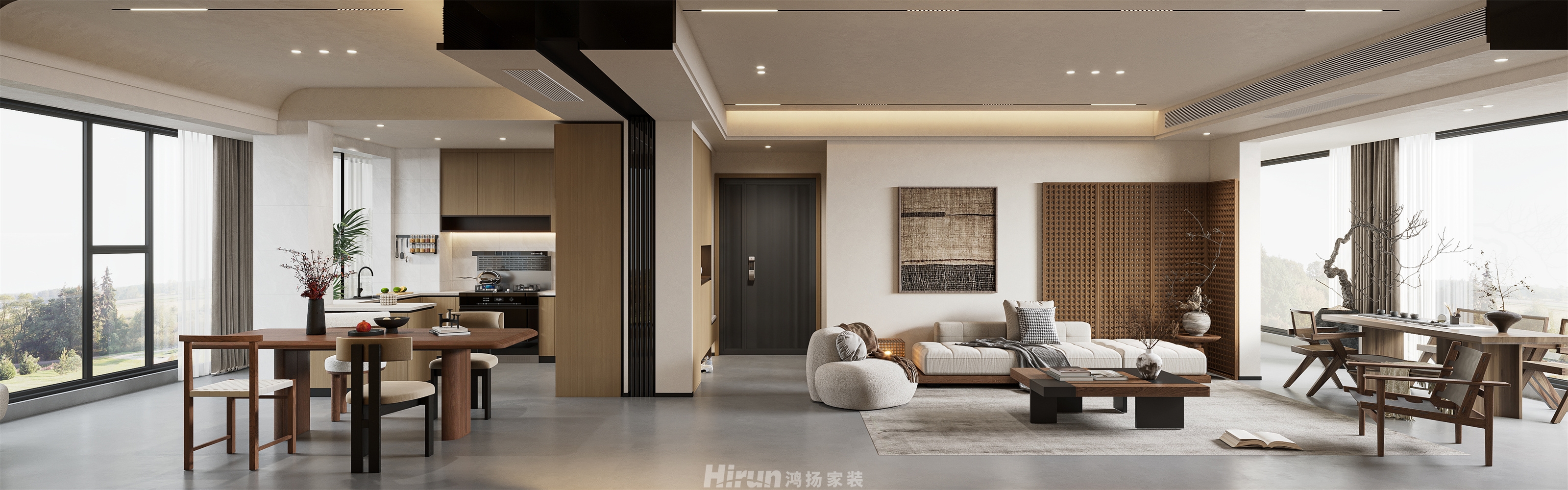 濱江學(xué)府140㎡復(fù)古風(fēng)潮四居室 裝修案例效果圖-13