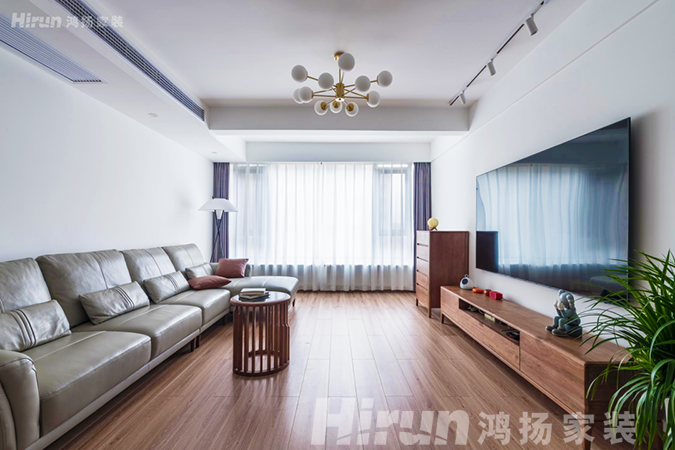 156㎡北歐風(fēng)四居室，LDK格局，原木地板通鋪，全屋簡(jiǎn)單清爽，愛(ài)了！